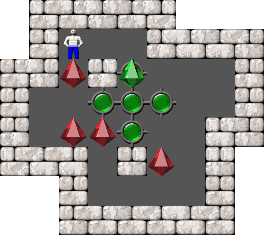 Sokoban Serg Belyaev 4 level 13